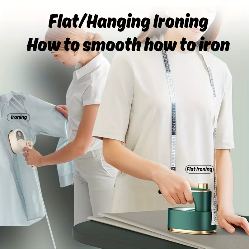 Portable Handheld Garment Steamer and Mini Iron for Travel and Home Use