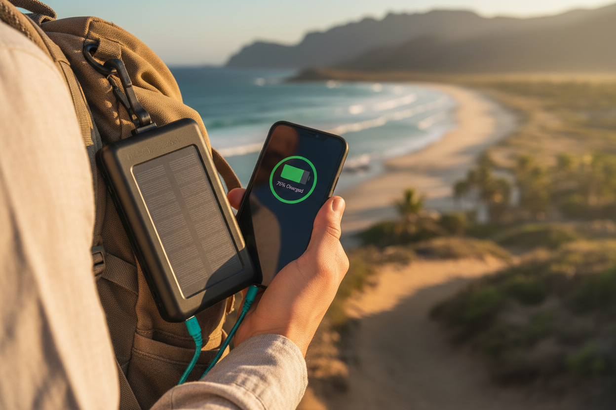 Solar Power Bank Lifestyle